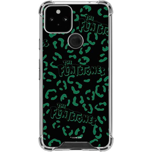 The Flinstones The Flintstones Pattern Google Pixel 5 Clear Case